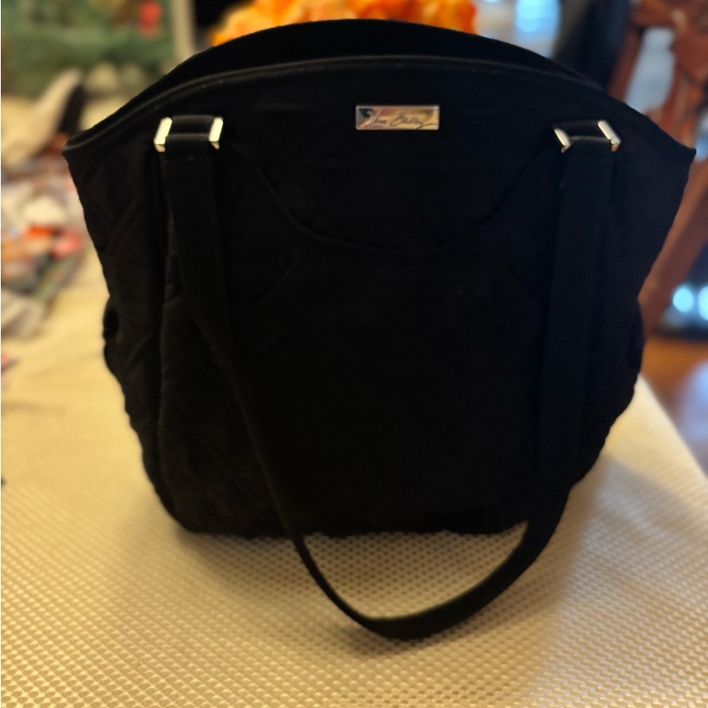 Vera Bradley Quilted Black Bag